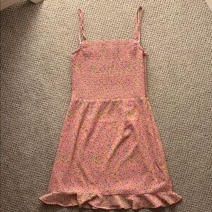 French Connection Pink Floral Mini Dress